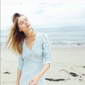 Lily Ashwell blue floral dress